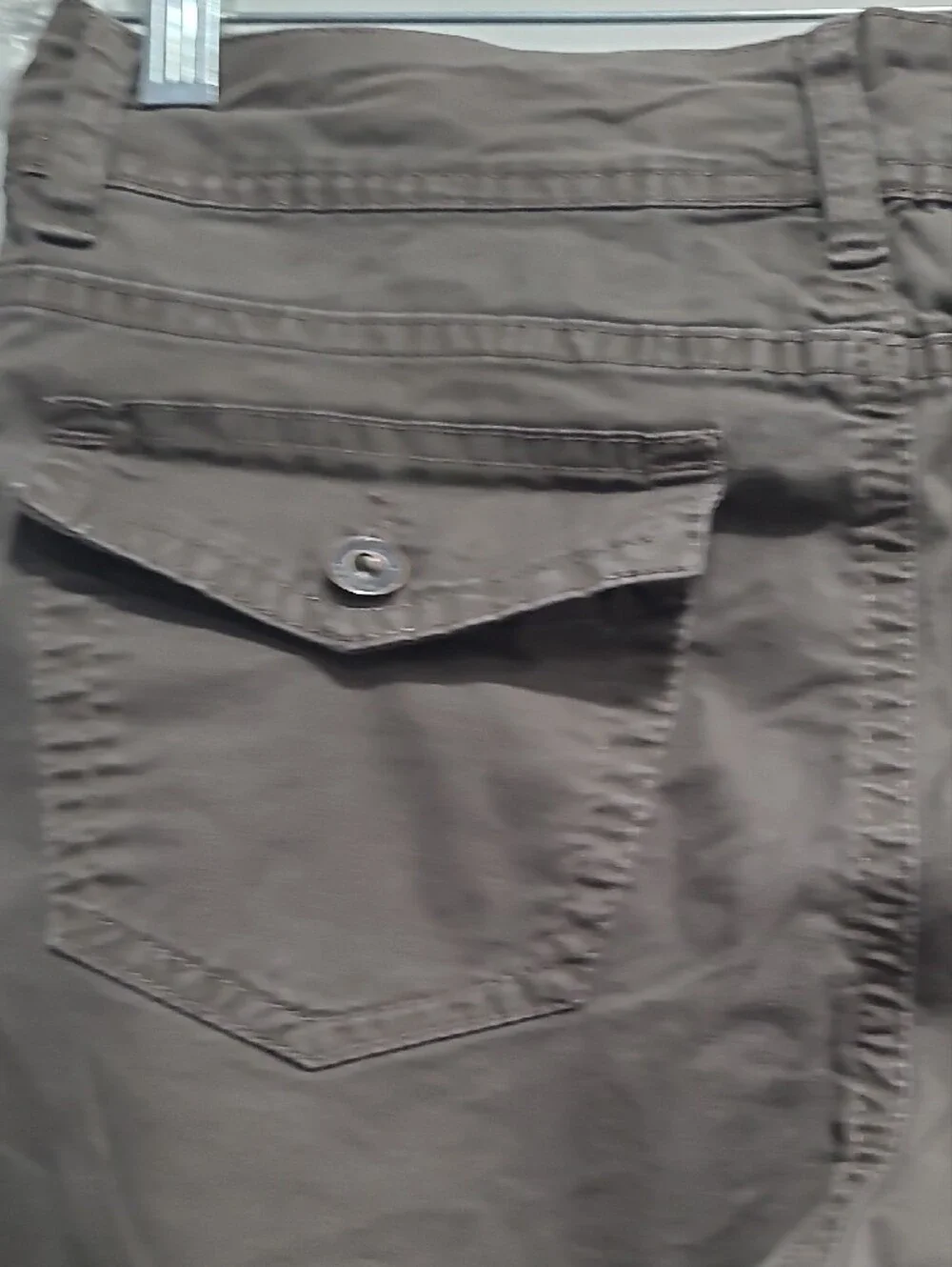 Bandolino Womens Taupe Flat-Front Shorts Waist 30